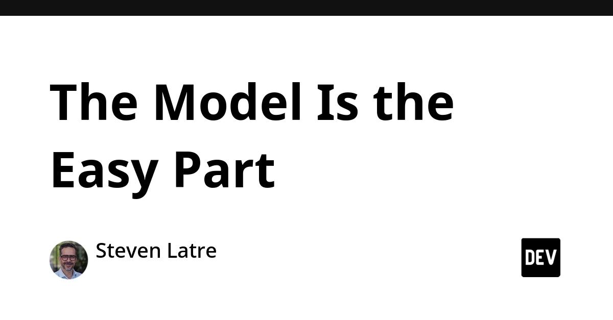 Cover for The Model Is the Easy Part